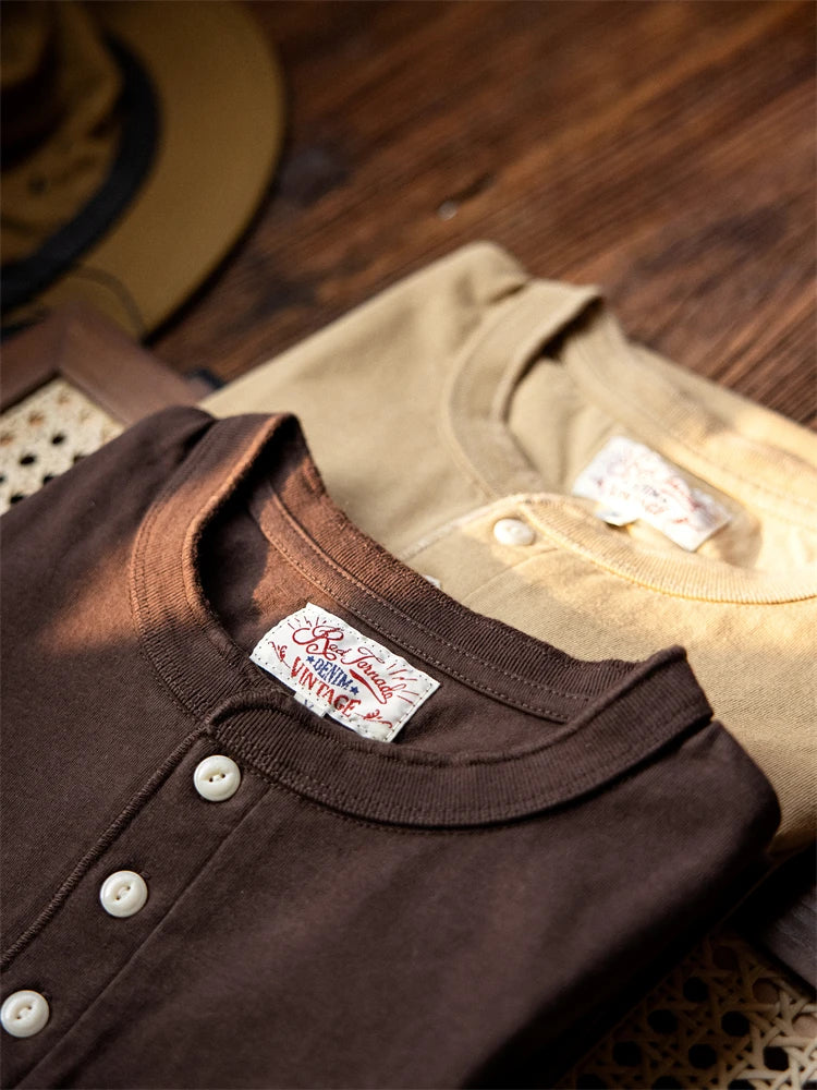 Heavyweight Short Sleeve Henley