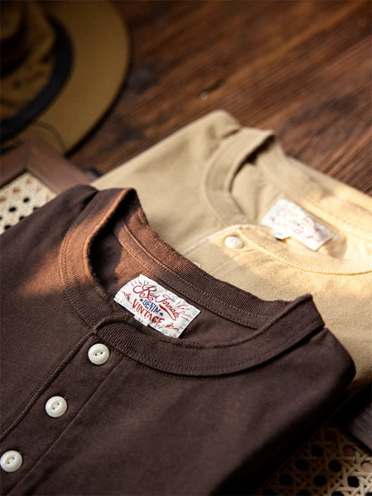 Heavyweight Short Sleeve Henley