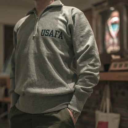 French Terry Quarter Zip Sweatshirt