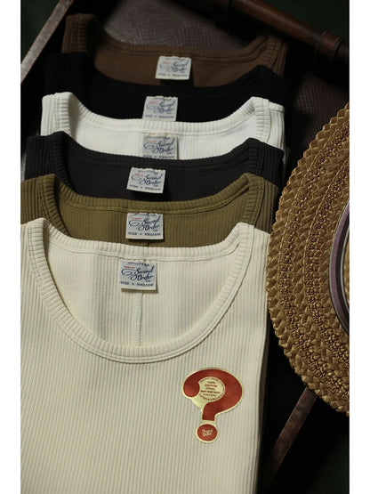 Ribbed Cotton Tank Top