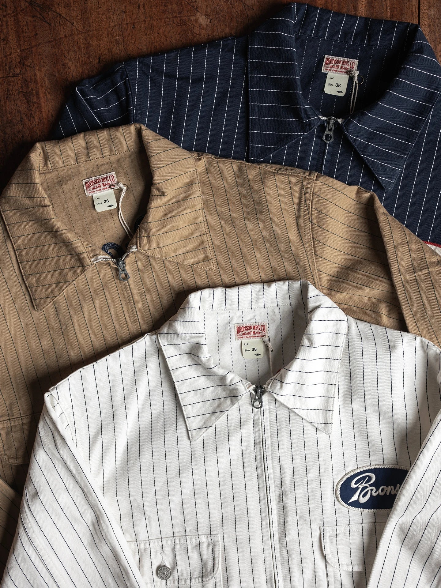 HBT Stripe Mechanic Jacket