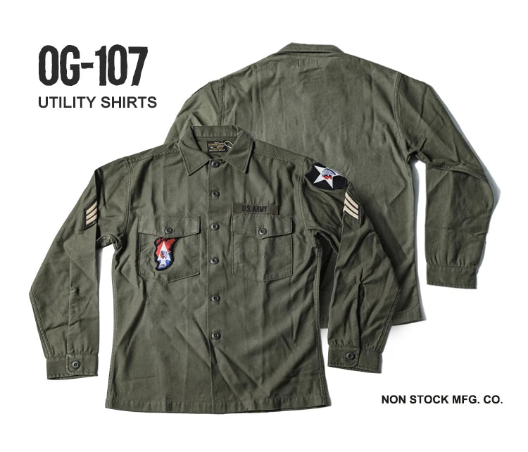 OG-107 Cotton Sateen Overshirt