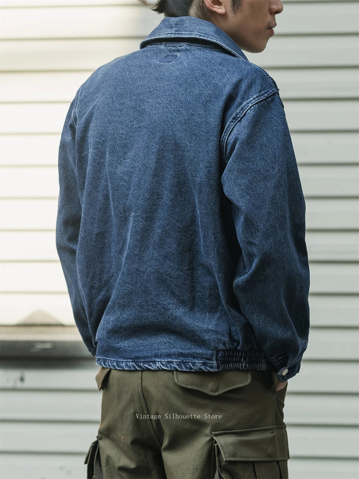 Stonewashed Denim Work Jacket