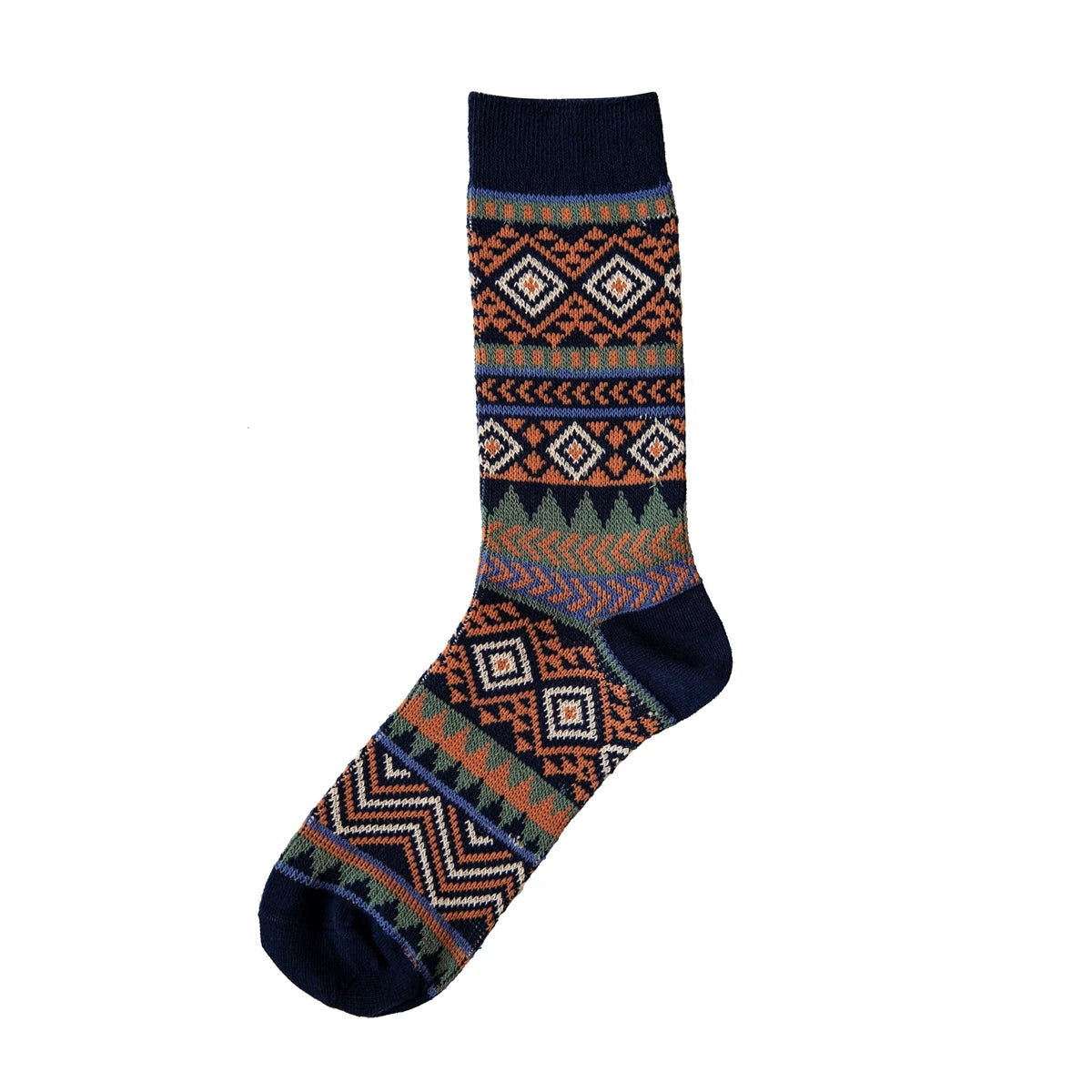 Fair Isle Crew Socks