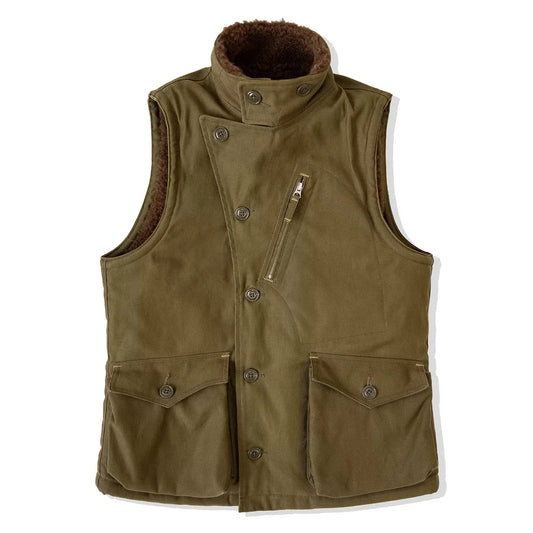 Alpaca Lined Aviator Vest