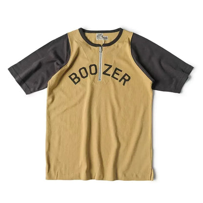 Quarter Zip Boozer Tee