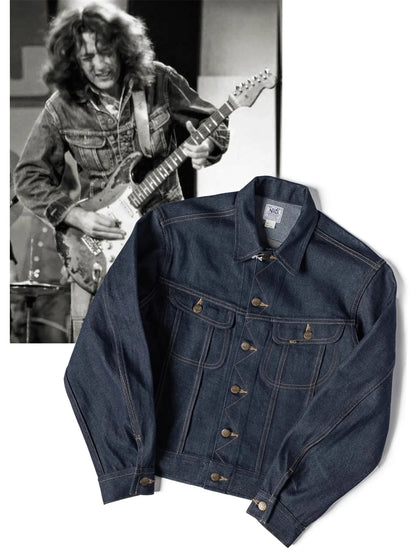 Cropped Sanforized Denim Jacket