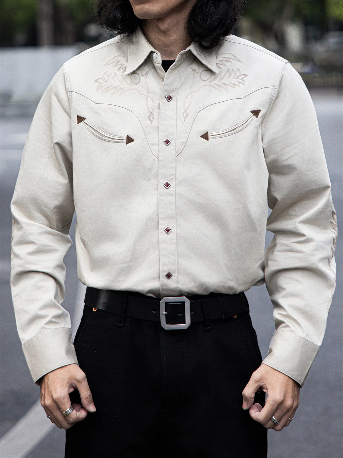 Southwest Embroidered Western Shirt