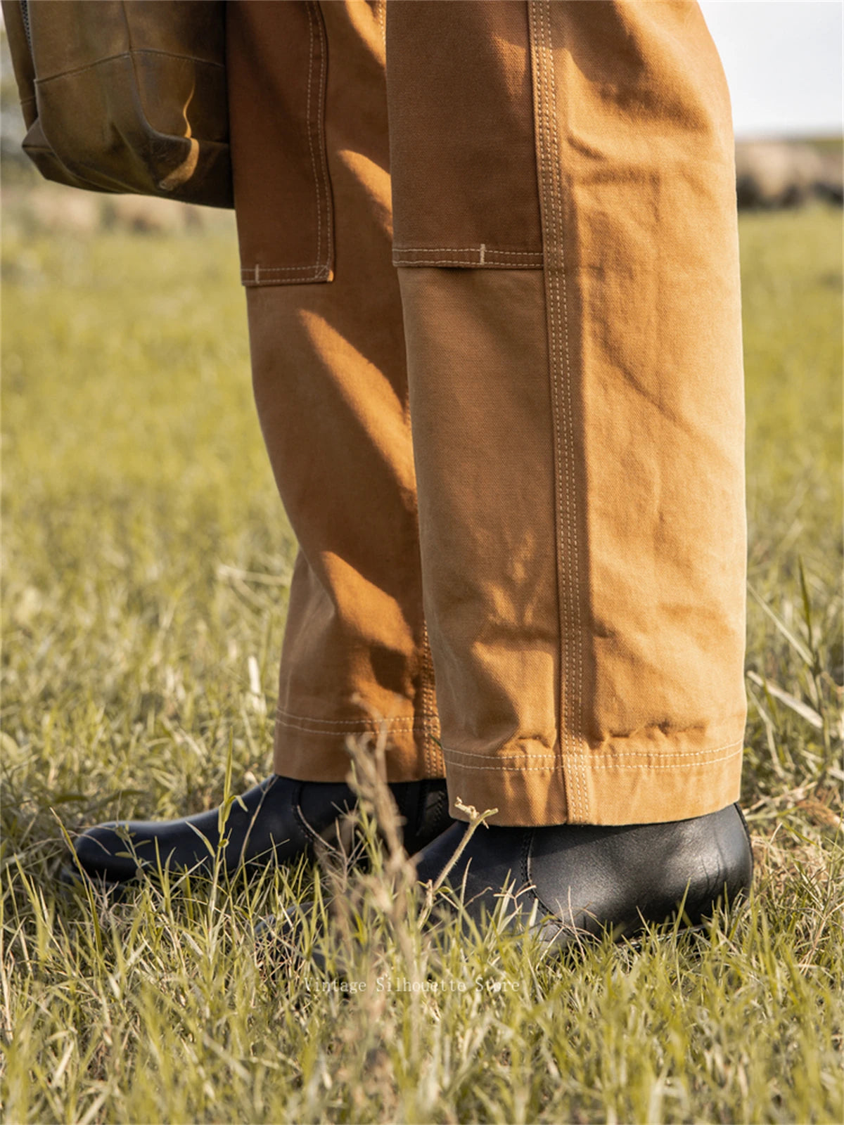 Two Tone Duck Canvas Overalls