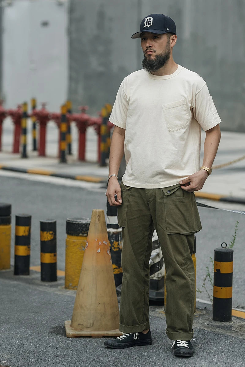 Tubular Pocket Crewneck Tee