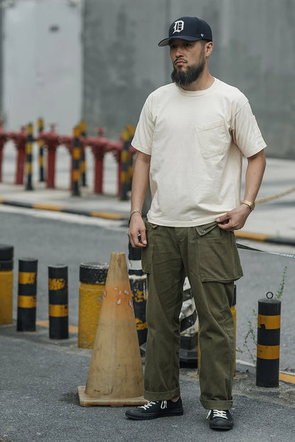 Tubular Pocket Crewneck Tee
