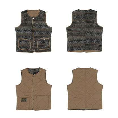 Reversible Quilted Padded Vest