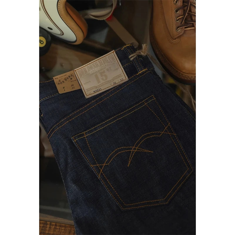 Back Pocket Straight Jeans