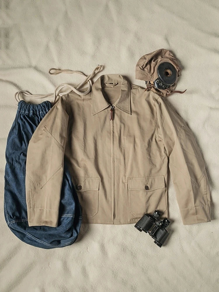 Cotton Twill Flight Jacket