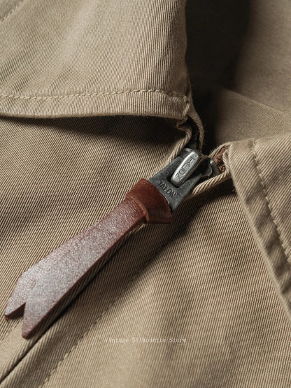 Cotton Twill Flight Jacket