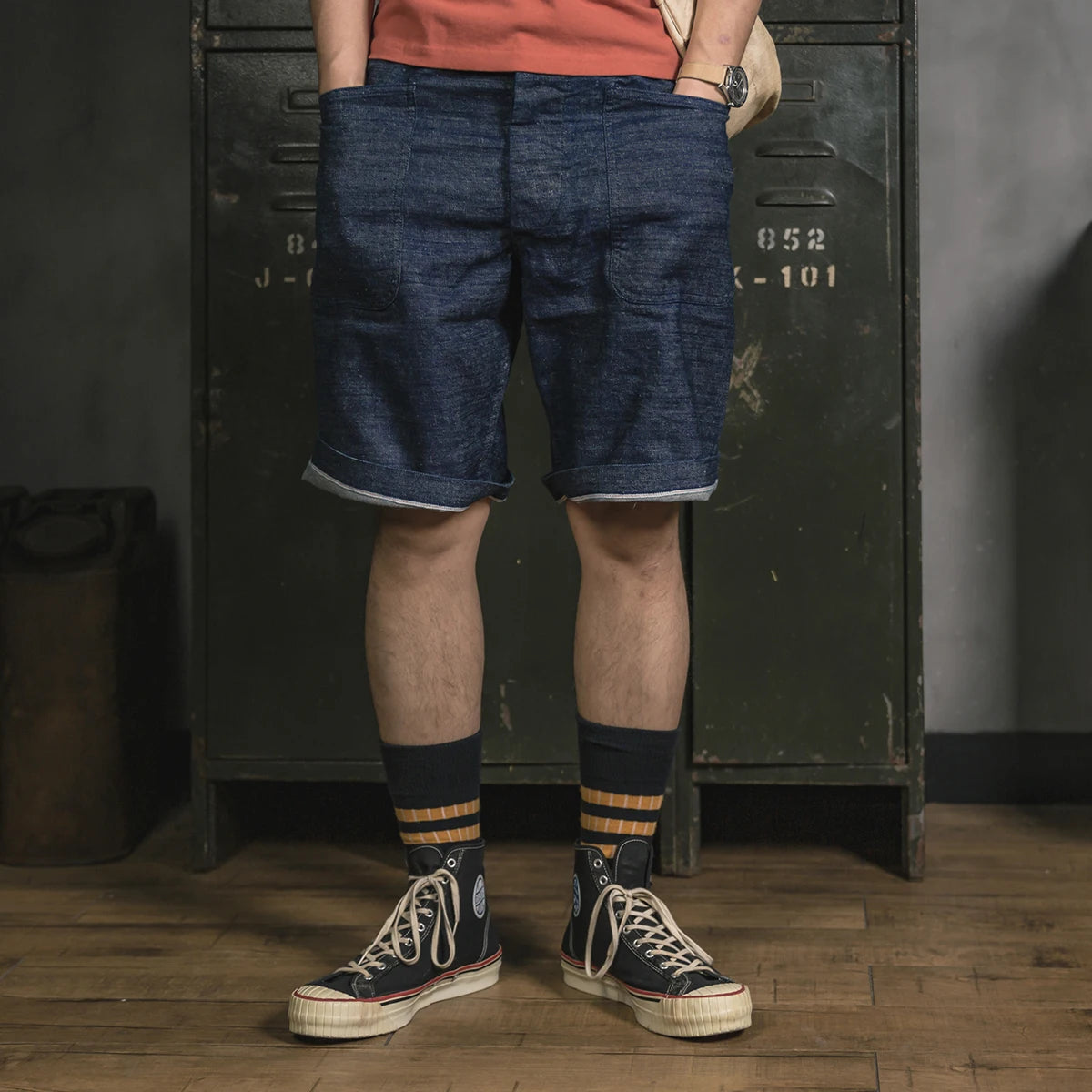 Selvedge Denim Deck Shorts