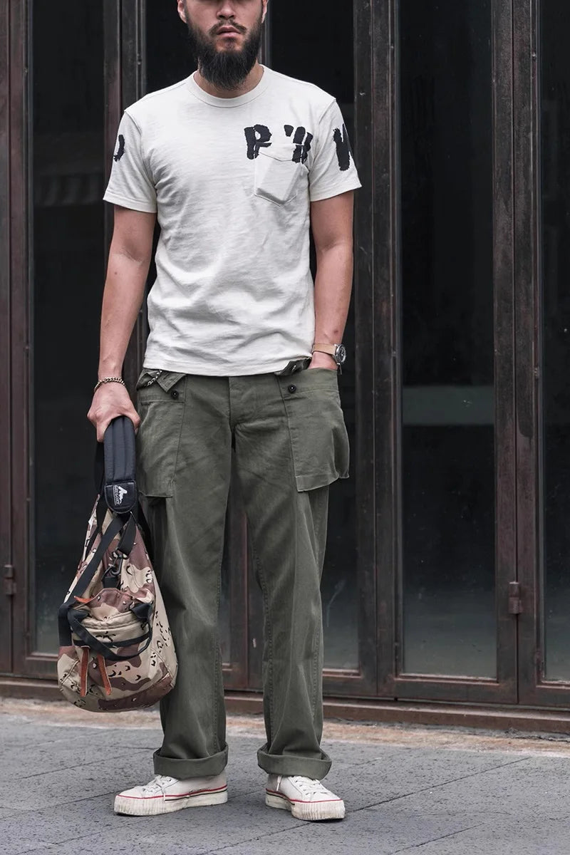 Slub Cotton Pocket T-Shirt