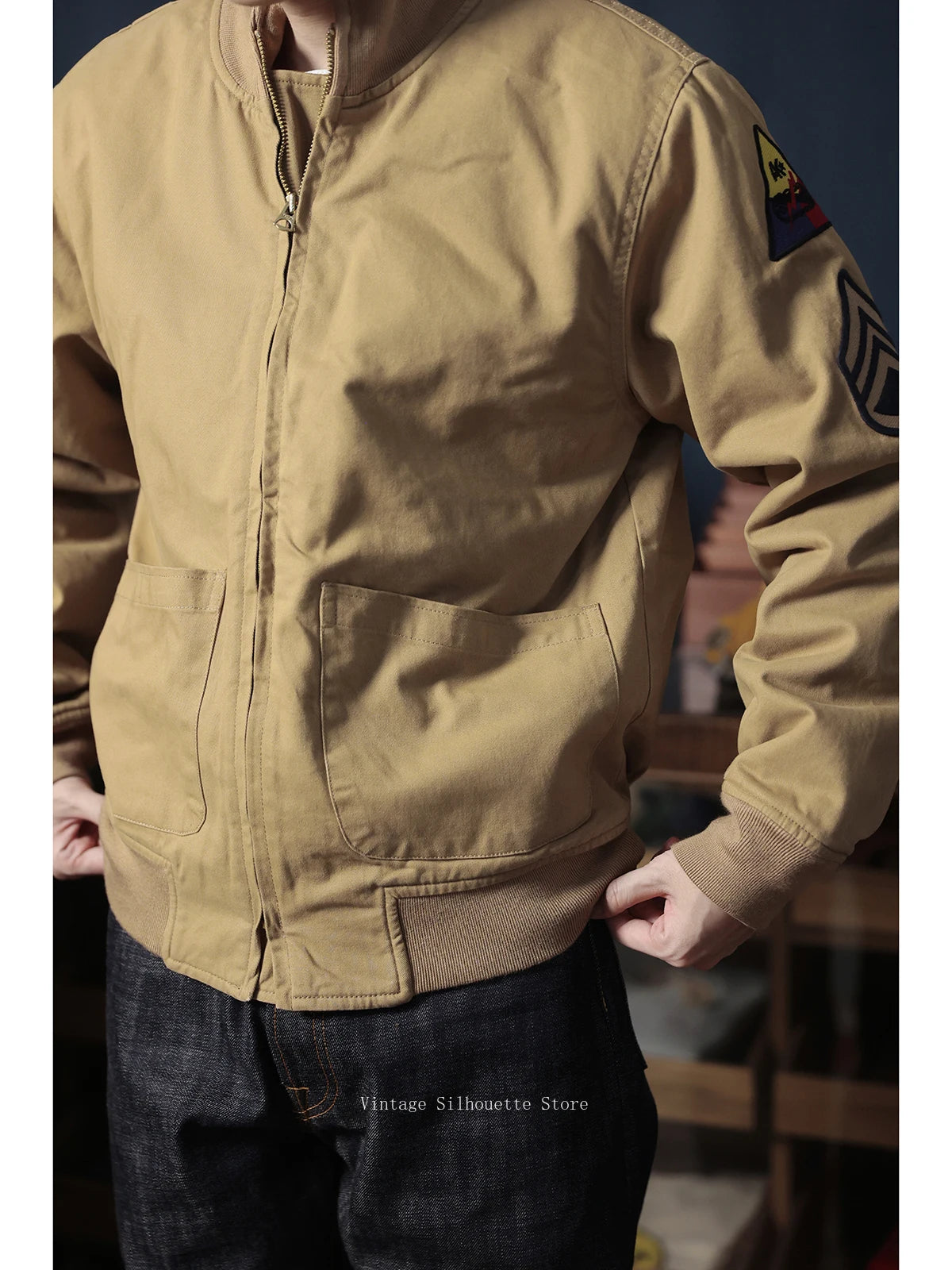 Patched Fury Tanker Jacket