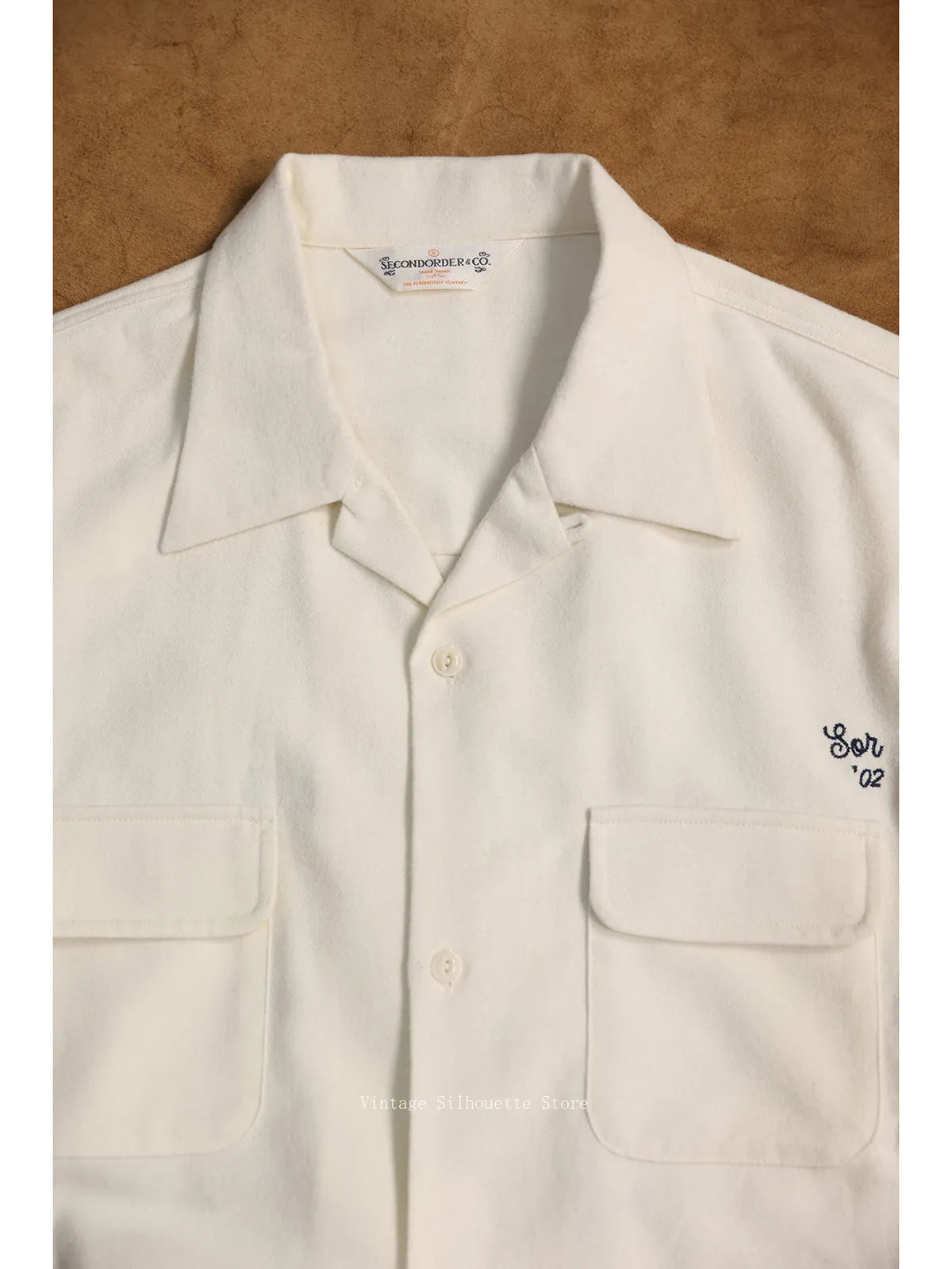White Embroidered Cycling Shirt
