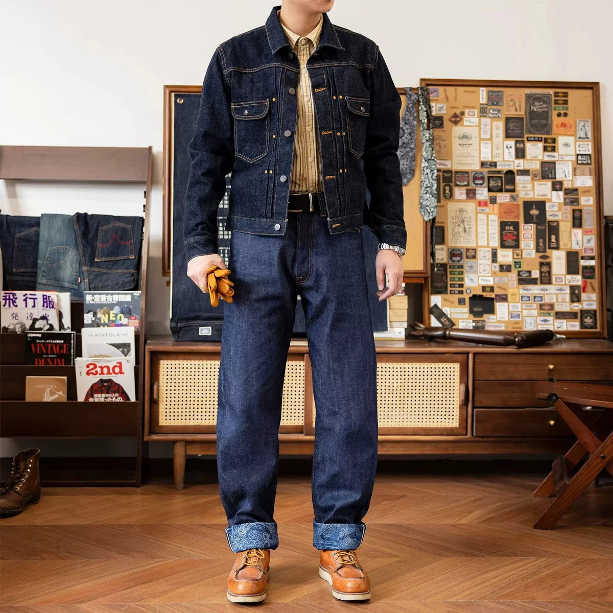 Natural Indigo Selvedge Jeans