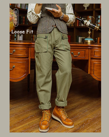 Army Green P-44 Cargo Pants