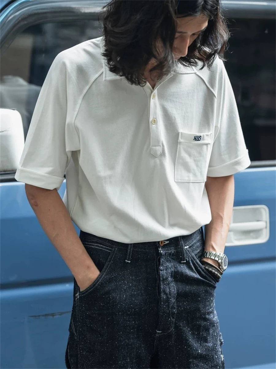 Raglan Pique Polo Shirt