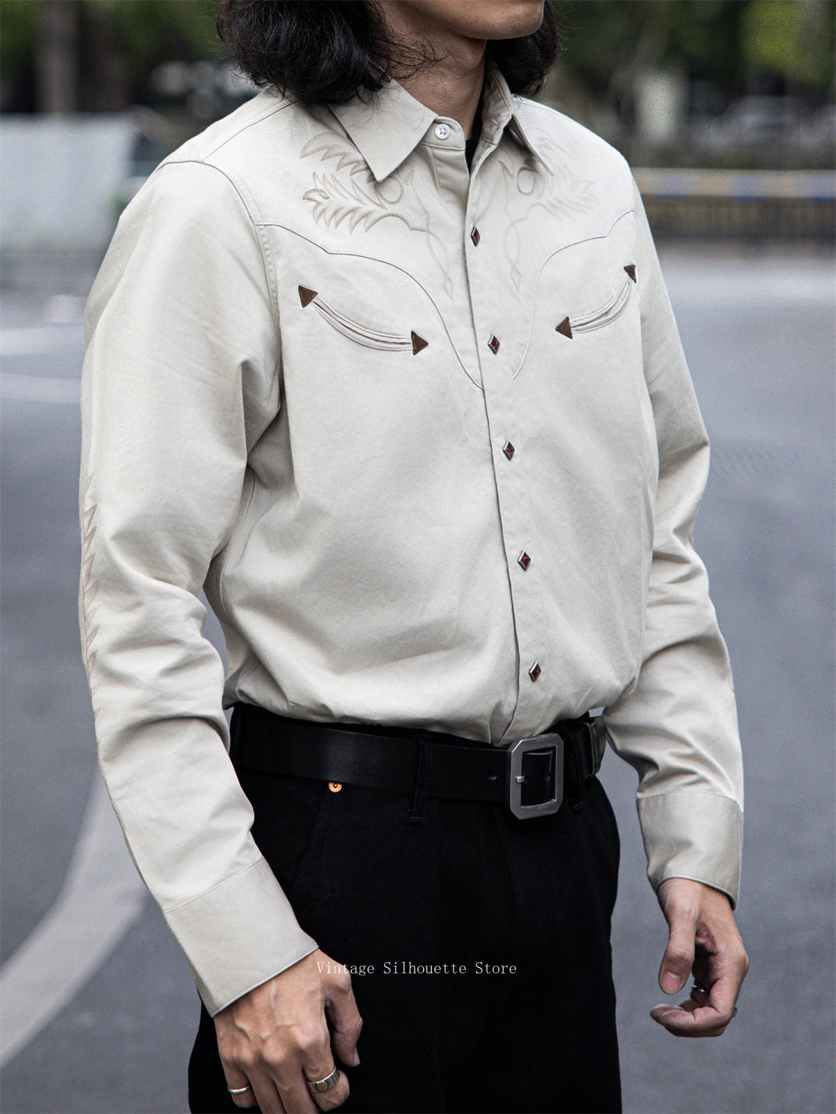 Southwest Embroidered Western Shirt