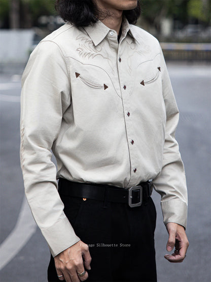 Southwest Embroidered Western Shirt