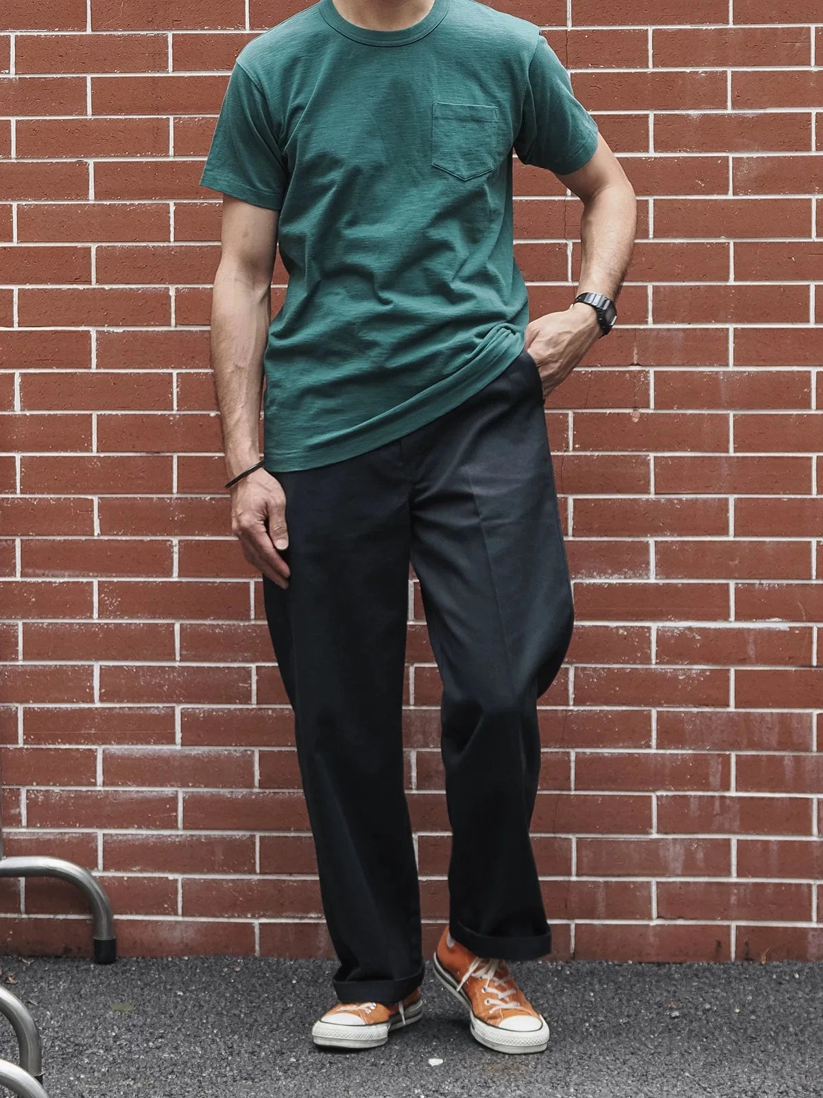 Relaxed Straight Work Pants