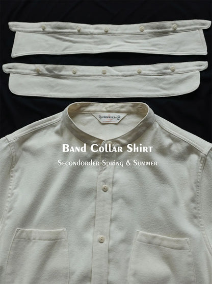 Detachable Collar Work Shirt