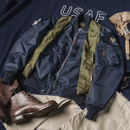 Blue L-2A Bomber Jacket