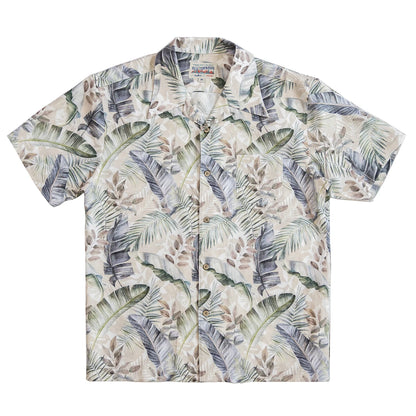Tropical Leaf Camp Collar Shirt