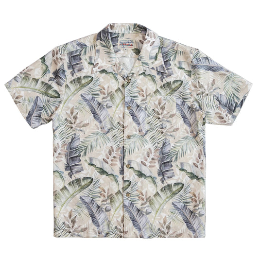 Tropical Leaf Camp Collar Shirt