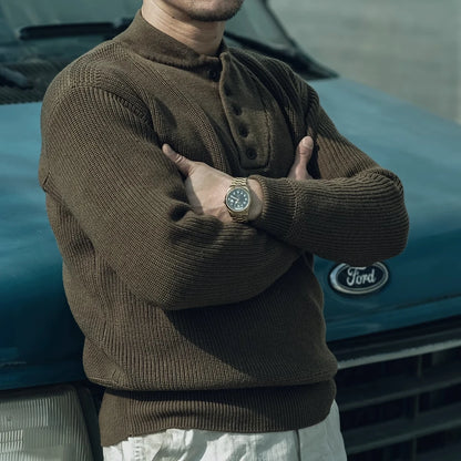 Military High Neck Sweater