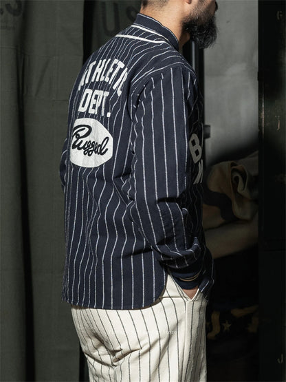 Stripe Baseball Jersey Shirt