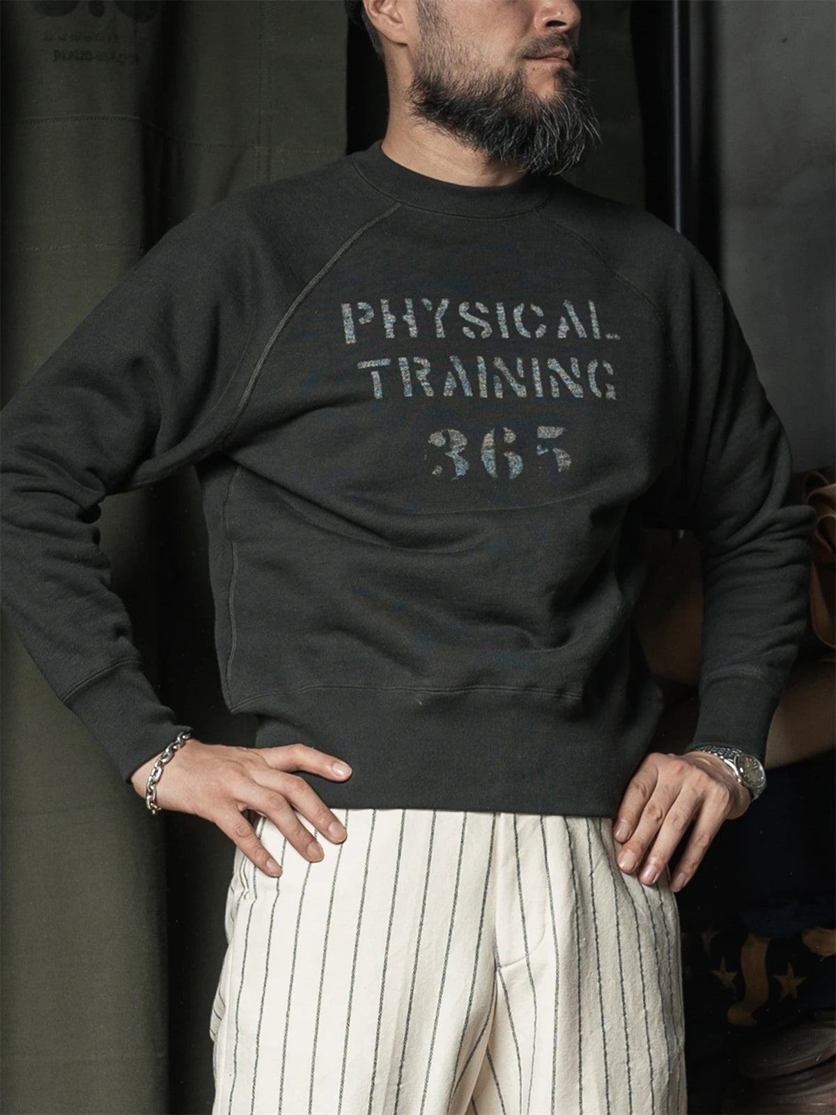 Raglan Training Fleece Sweatshirt