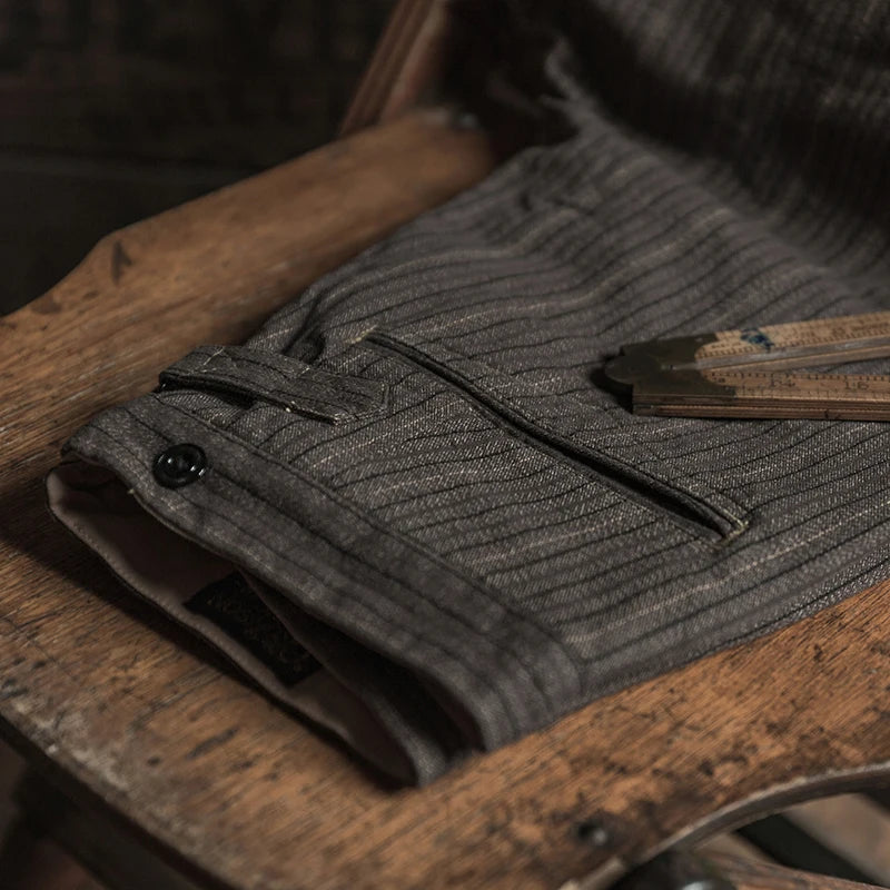Pinstripe Heritage Work Trousers