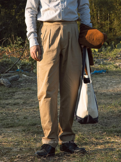 Herringbone Cotton Gurkha Pants