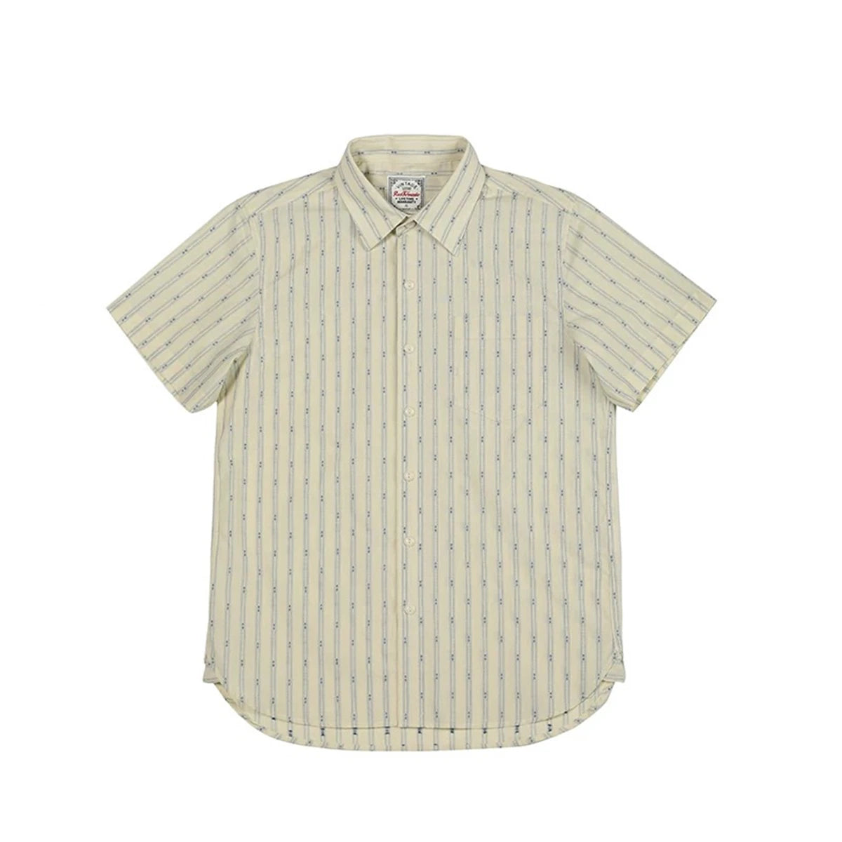 Jacquard Stripe Short Sleeve Shirt