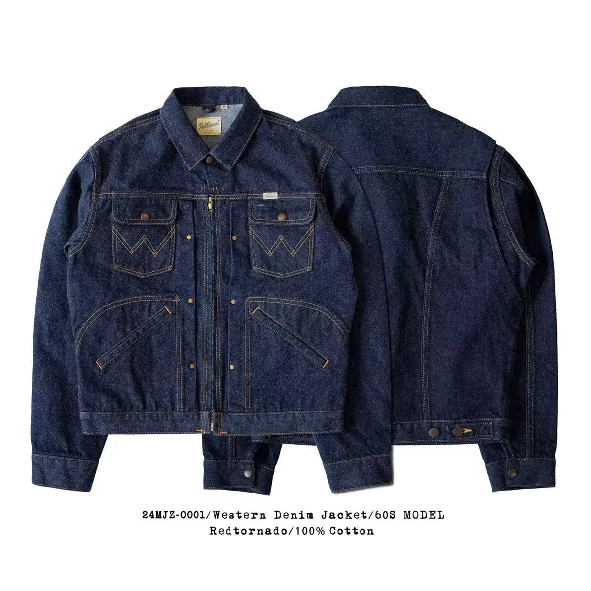 Western Selvedge Denim Jacket