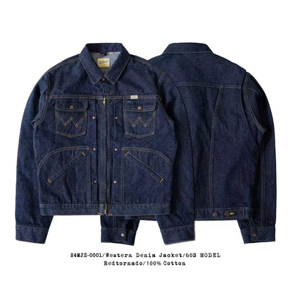Western Selvedge Denim Jacket