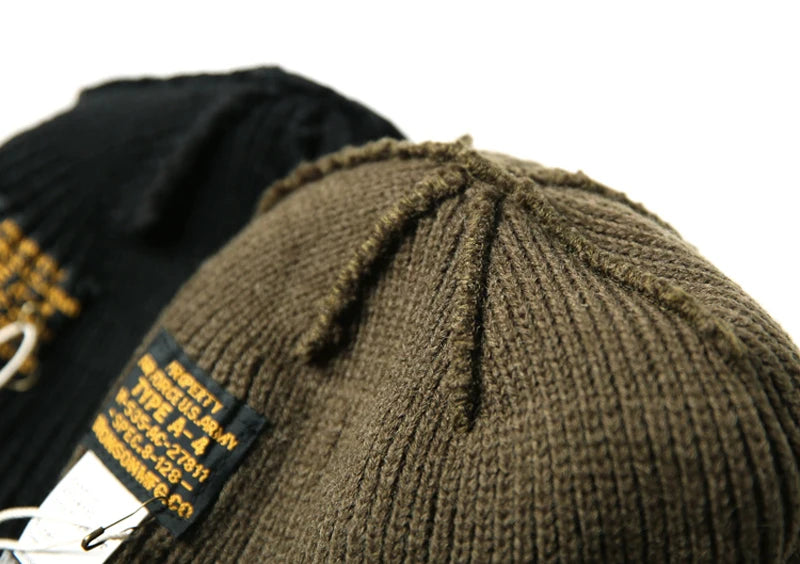 Wool Knit A-4 Beanie