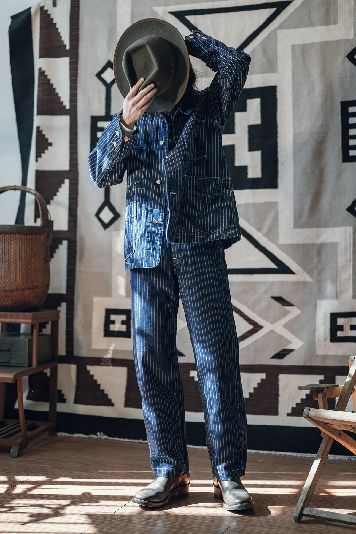 Wabash Stripe Railroad Pants