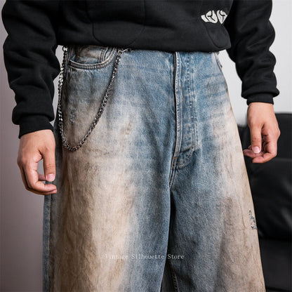 Mud Wash Baggy Jeans