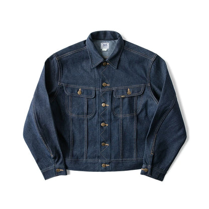 Cropped Sanforized Denim Jacket