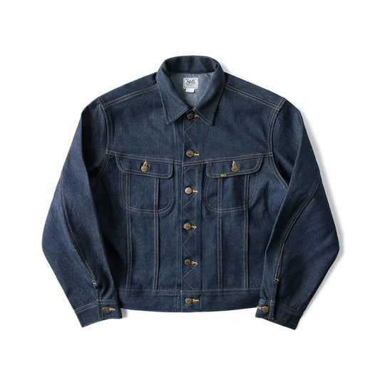 Cropped Sanforized Denim Jacket