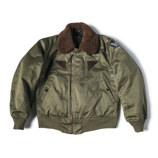 Wool Lined Bomber Jacket