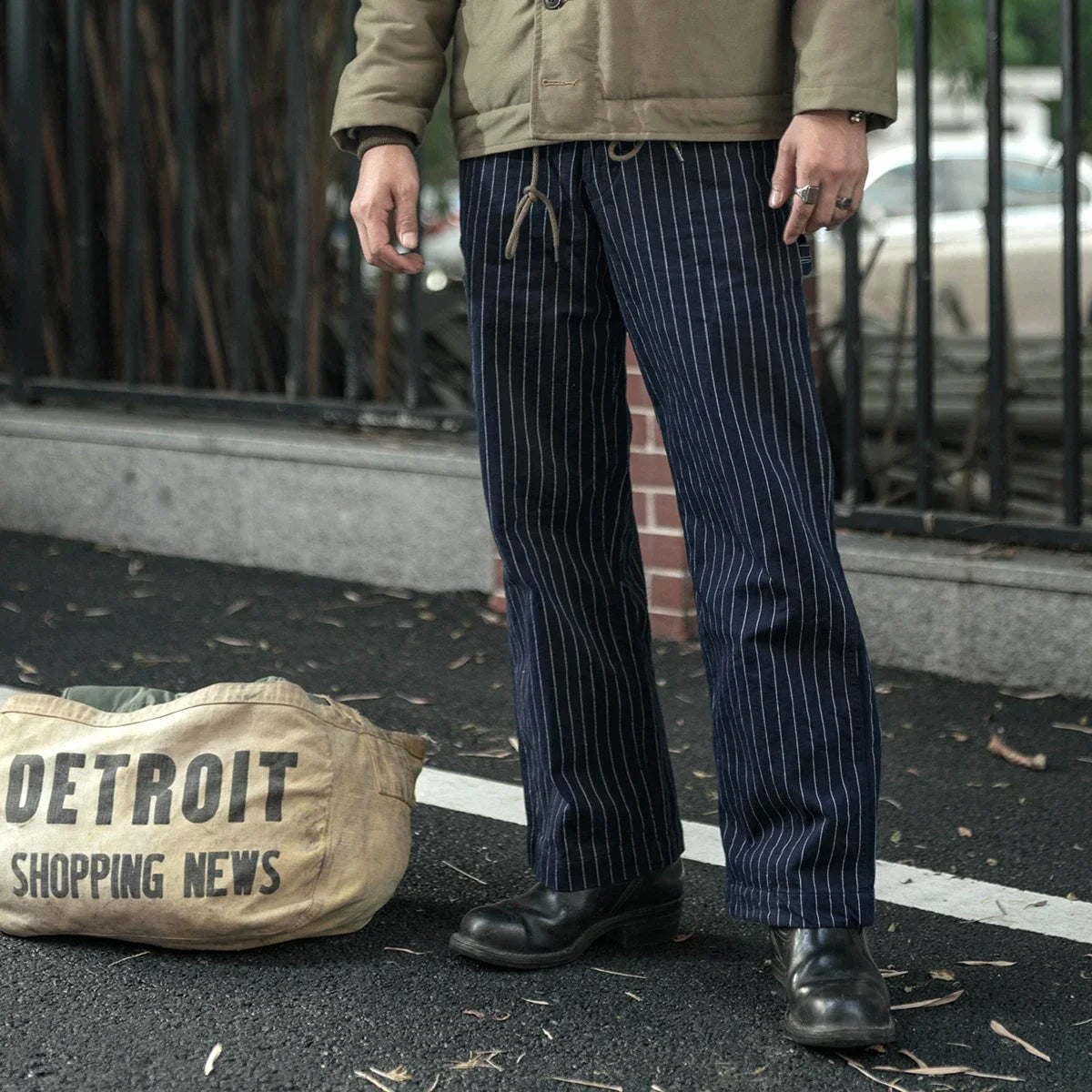 Coke Stripe Mechanic Work Pants