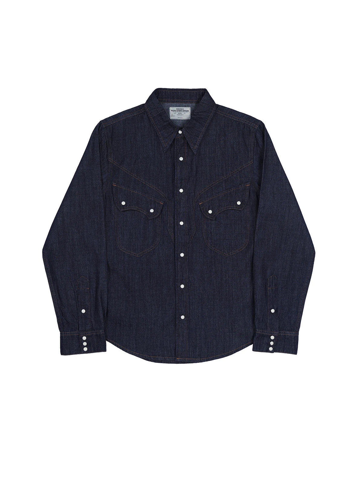 Snap Button Denim Western Shirt