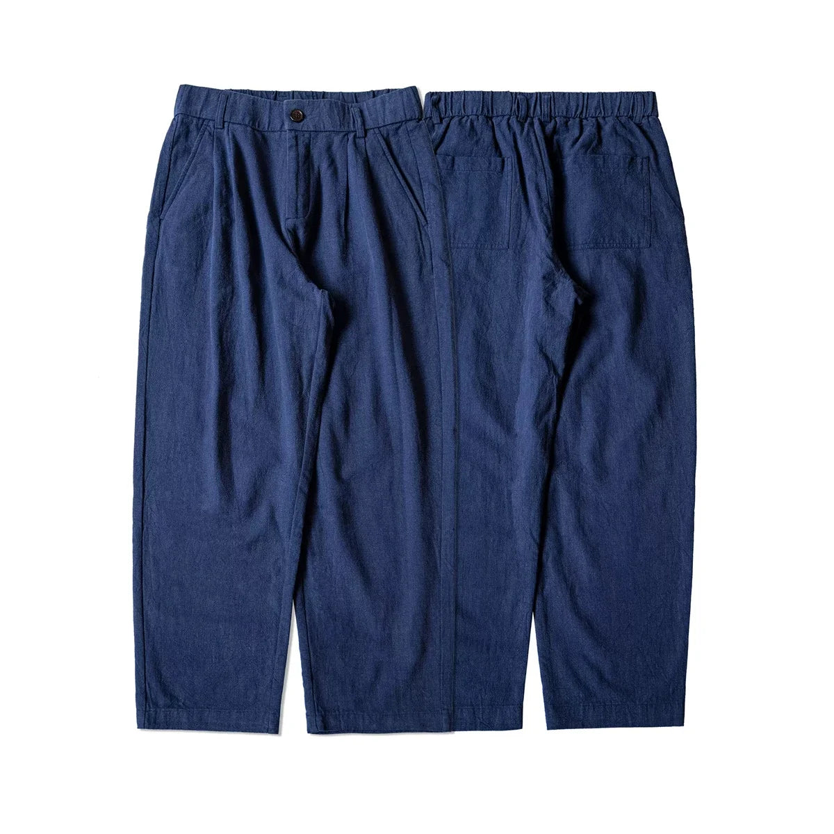 Linen Pleated Casual Trousers
